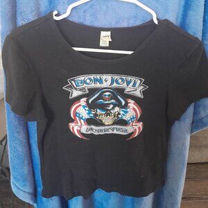 Women's Bon Jovi Shirt Size Large